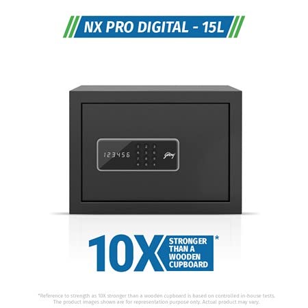 Godrej NX Pro Digital (15L) Ebony Home Locker